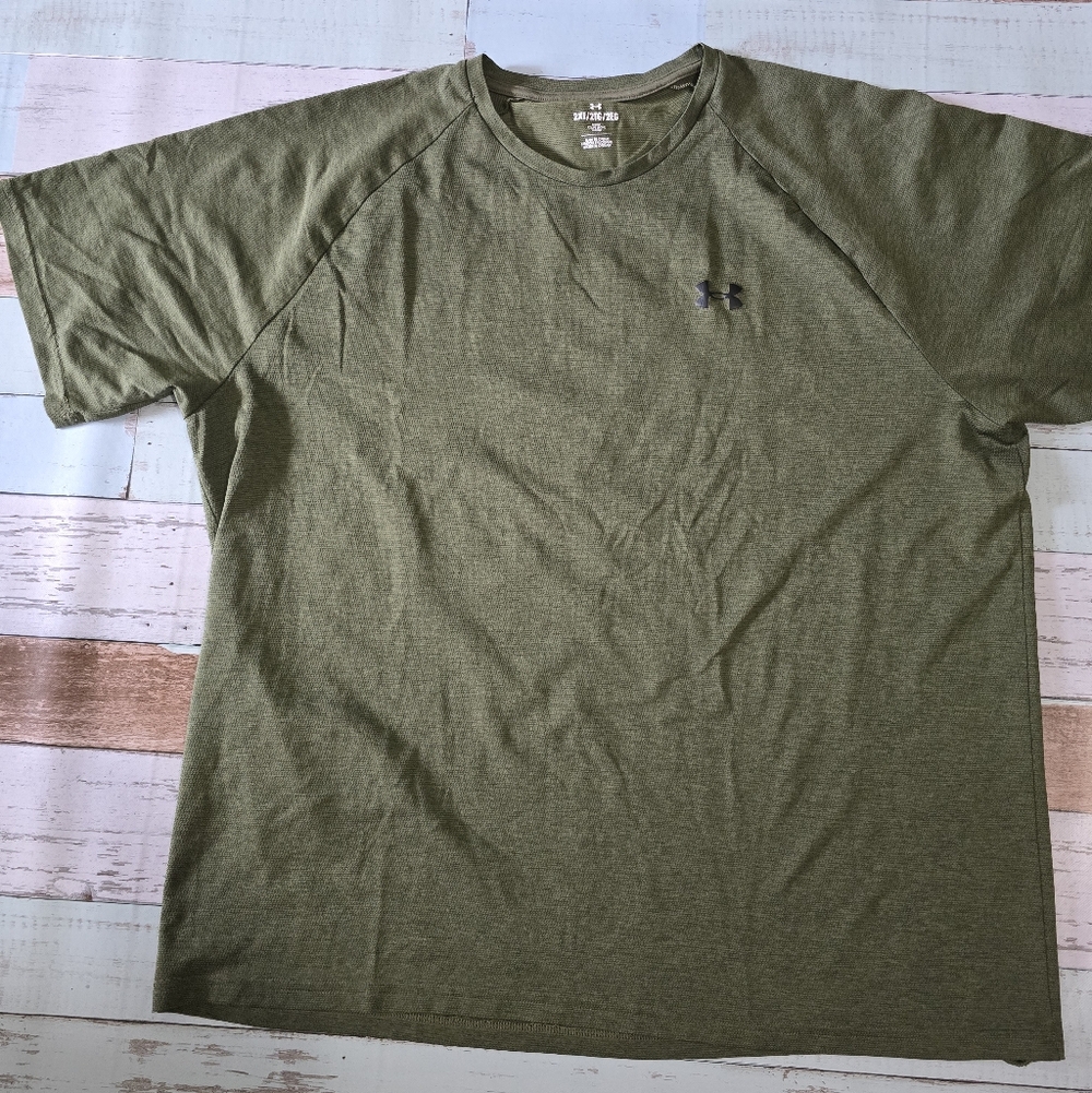 Under Armour Olive Green Performance T-Shirt